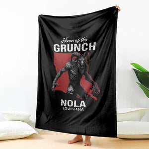 Home Of The Grunch Nola Louisiana Throw Blanket New Orleans Urban Legend TS11 Print Your Wear