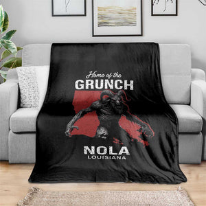 Home Of The Grunch Nola Louisiana Throw Blanket New Orleans Urban Legend TS11 Print Your Wear