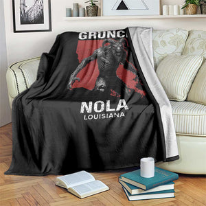 Home Of The Grunch Nola Louisiana Throw Blanket New Orleans Urban Legend TS11 Print Your Wear