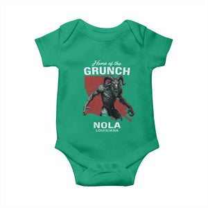 Home Of The Grunch Nola Louisiana Baby Onesie New Orleans Urban Legend TS11 Irish Green Print Your Wear