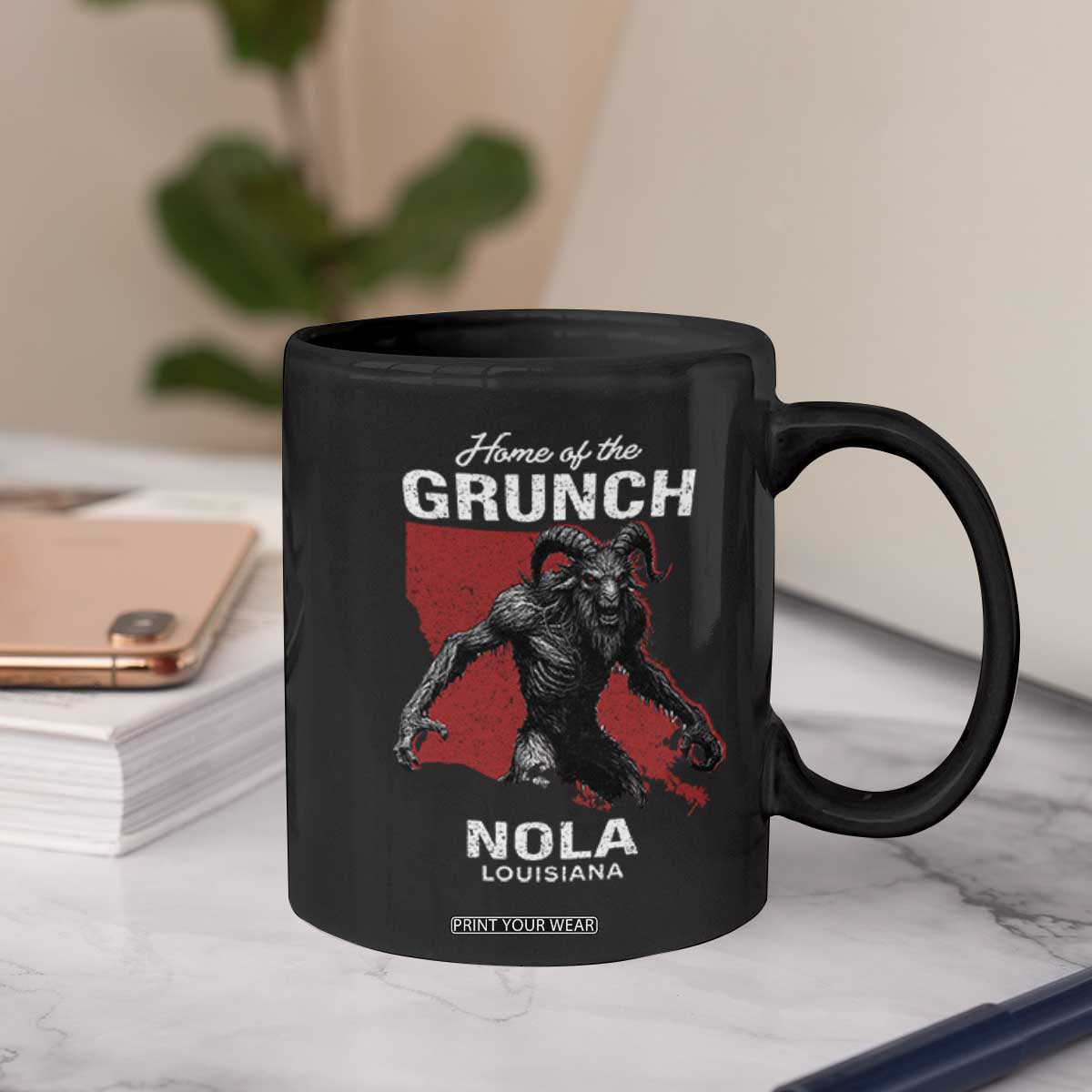 Home Of The Grunch Nola Louisiana Coffee Mug New Orleans Urban Legend TS11 Print Your Wear