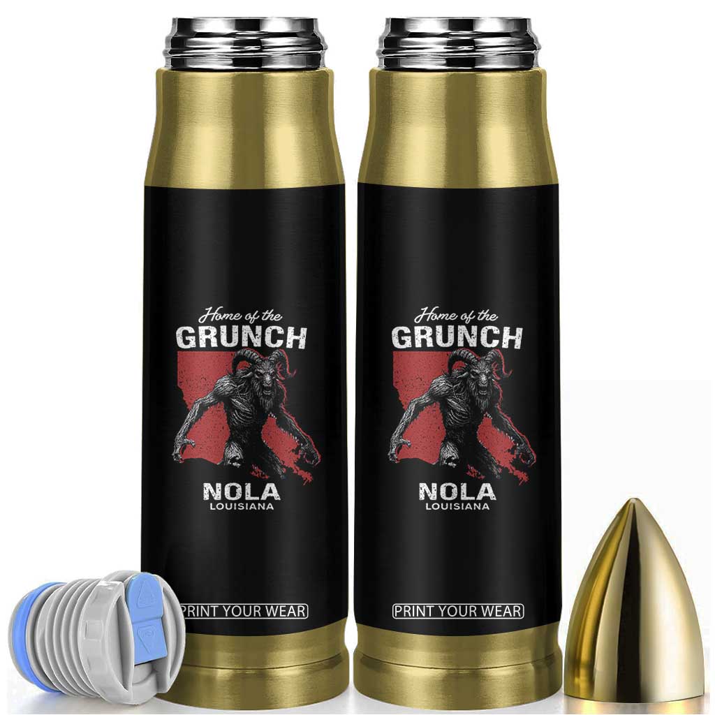 Home Of The Grunch Nola Louisiana Bullet Tumbler New Orleans Urban Legend TS11 Black Print Your Wear