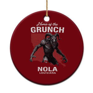 Home Of The Grunch Nola Louisiana Ceramic Ornament New Orleans Urban Legend TS11 1pc Red Print Your Wear