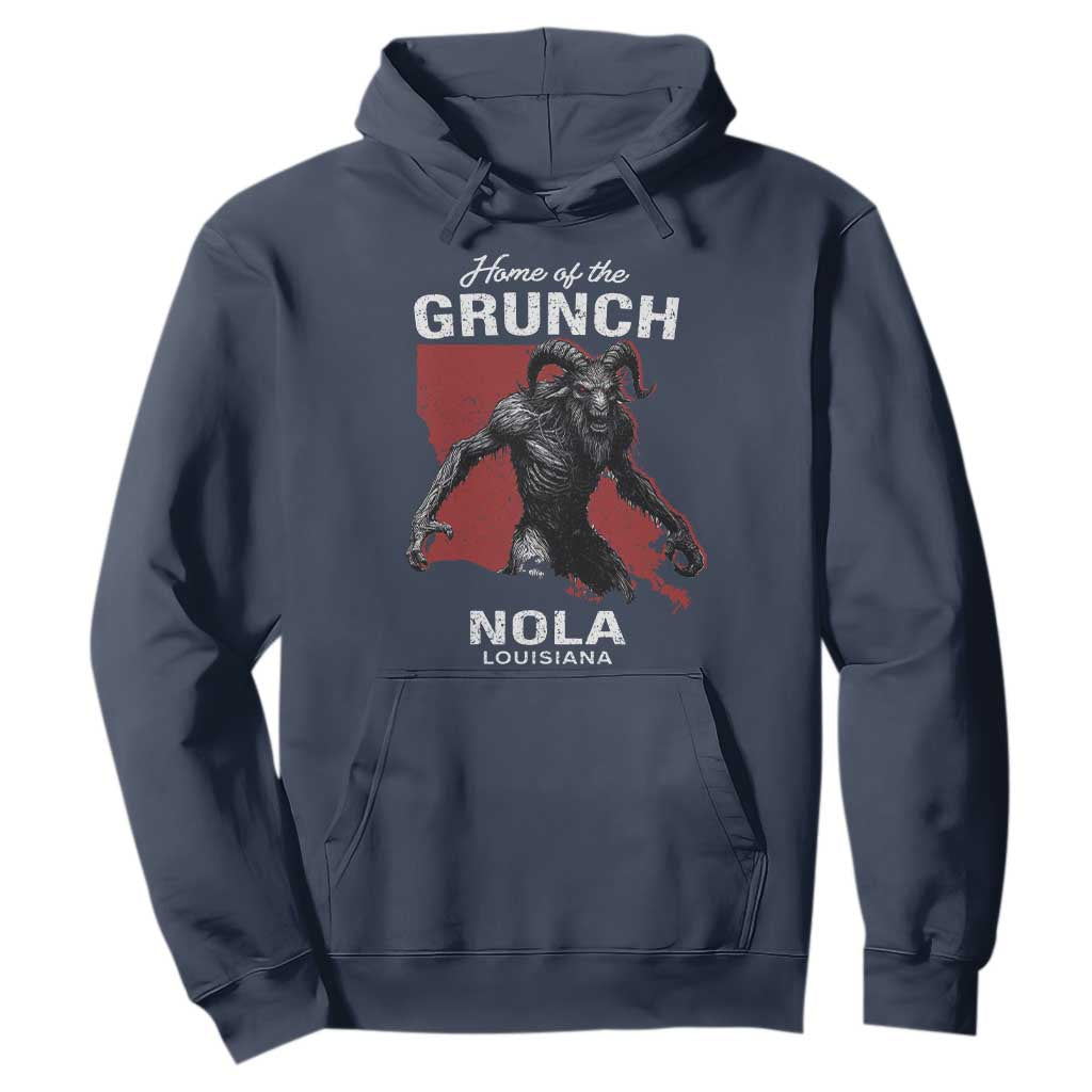 Home Of The Grunch Nola Louisiana Hoodie New Orleans Urban Legend TS11 Navy Print Your Wear