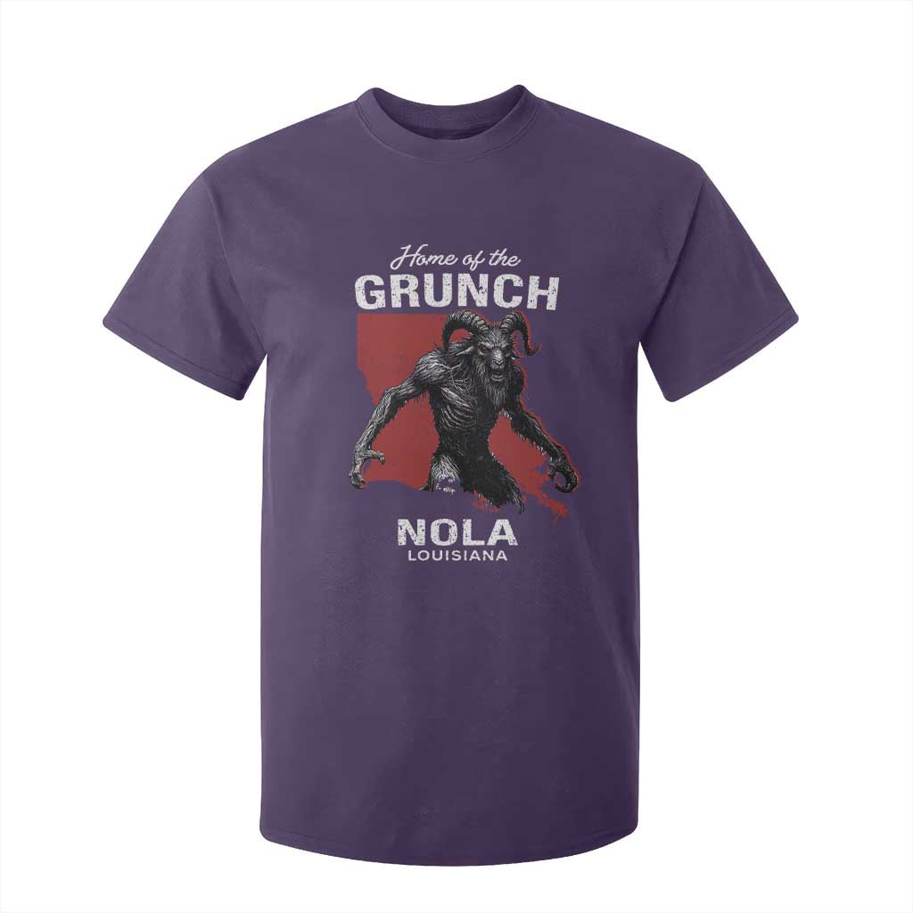 Home Of The Grunch Nola Louisiana T Shirt For Kid New Orleans Urban Legend TS11 Purple Print Your Wear