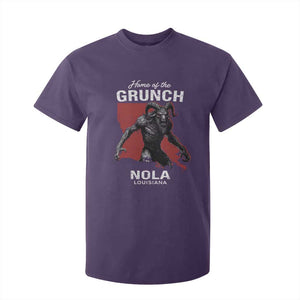 Home Of The Grunch Nola Louisiana T Shirt For Kid New Orleans Urban Legend TS11 Purple Print Your Wear
