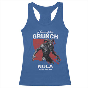 Home Of The Grunch Nola Louisiana Racerback Tank Top New Orleans Urban Legend TS11 Royal Blue Print Your Wear