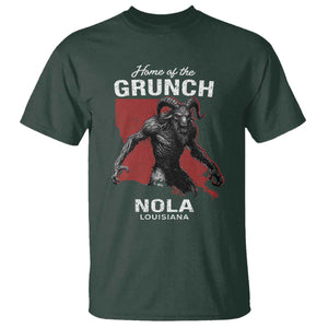 Home Of The Grunch Nola Louisiana T Shirt New Orleans Urban Legend TS11 Dark Forest Green Print Your Wear