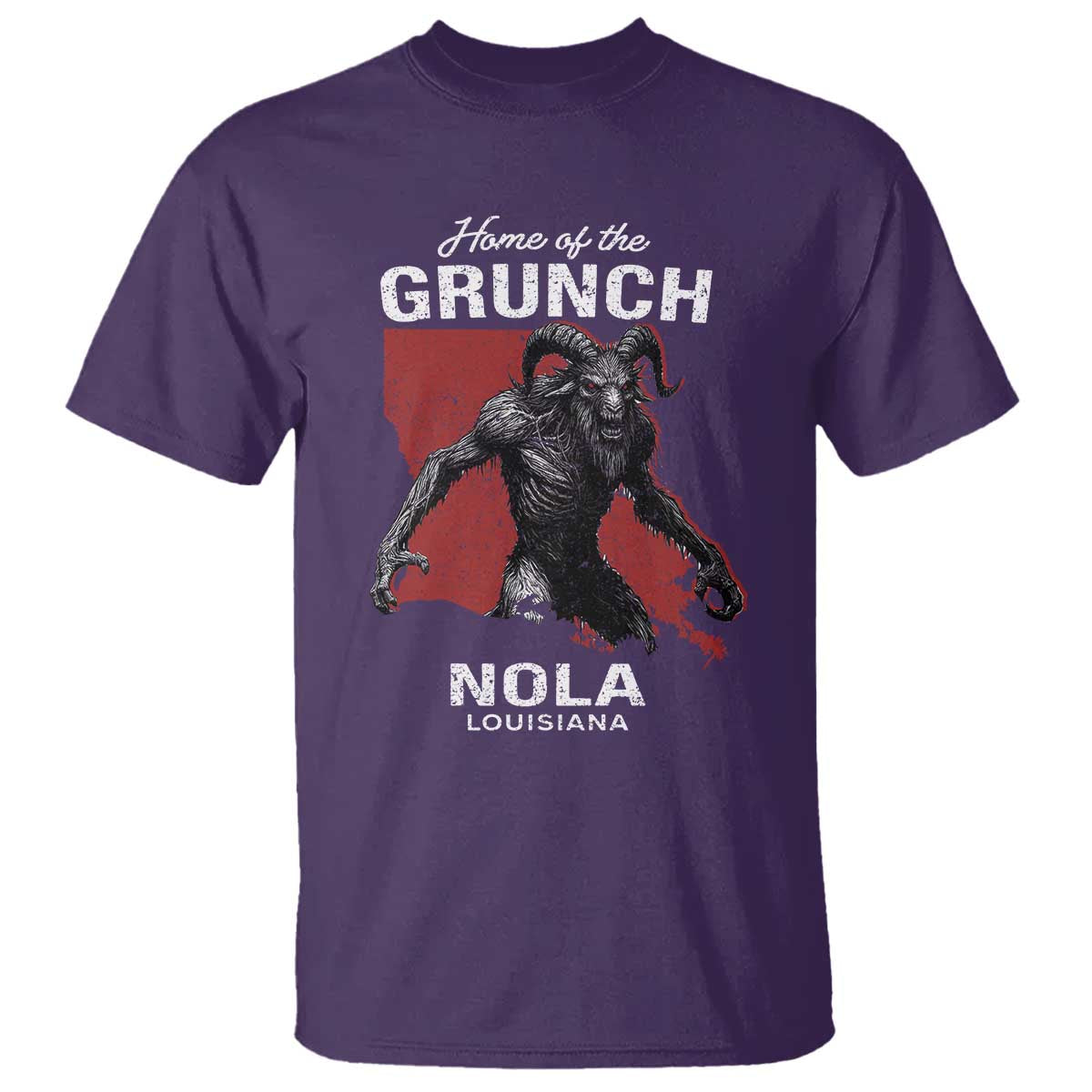 Home Of The Grunch Nola Louisiana T Shirt New Orleans Urban Legend TS11 Purple Print Your Wear