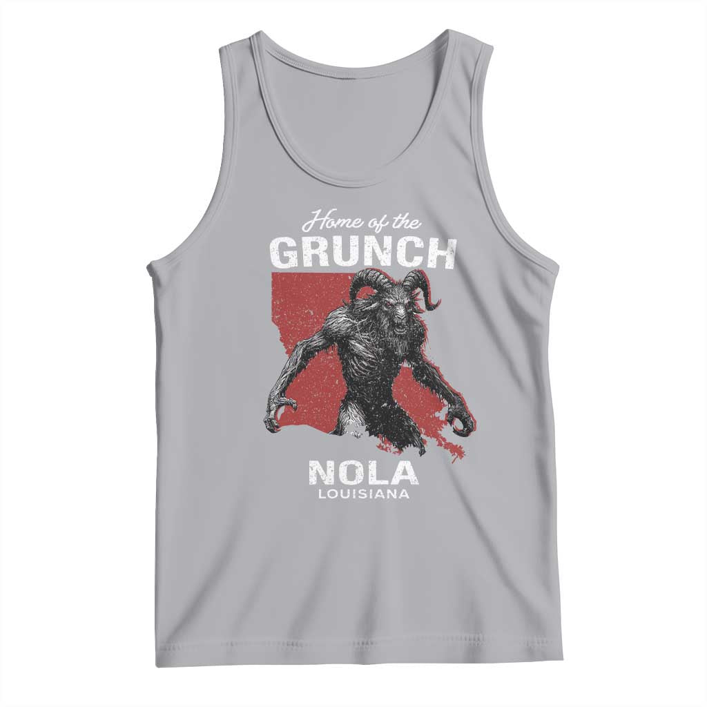 Home Of The Grunch Nola Louisiana Tank Top New Orleans Urban Legend TS11 Athletic Heather Print Your Wear