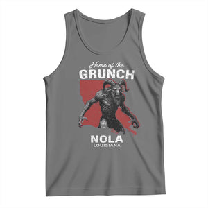 Home Of The Grunch Nola Louisiana Tank Top New Orleans Urban Legend TS11 Black Heather Print Your Wear