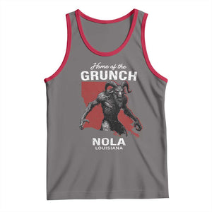 Home Of The Grunch Nola Louisiana Tank Top New Orleans Urban Legend TS11 Deep Heather Red Print Your Wear