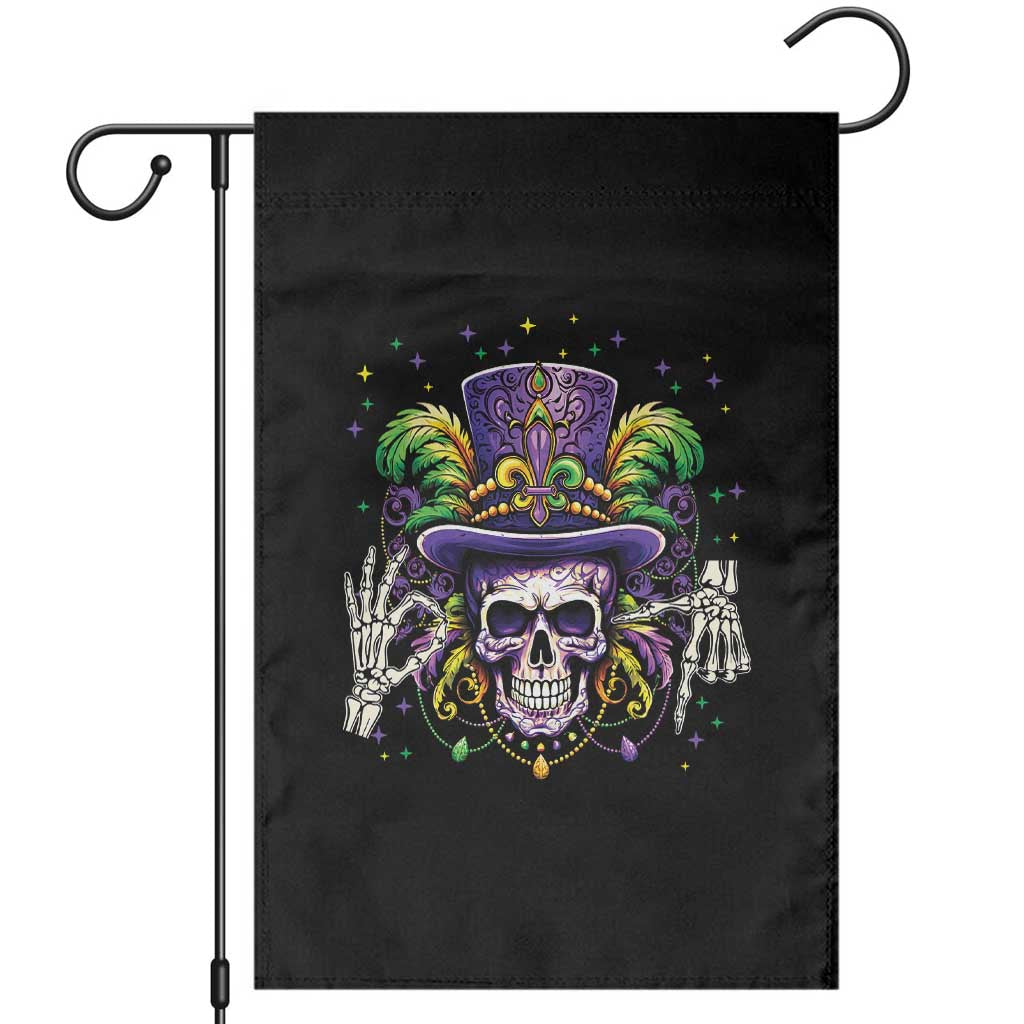 Mardi Gras Skull 67 Six Seven Meme New Orleans Witch Doctor Voodoo Garden Flag TS11 Black Print Your Wear