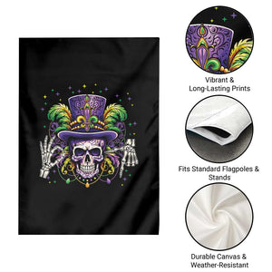 Mardi Gras Skull 67 Six Seven Meme New Orleans Witch Doctor Voodoo Garden Flag TS11 Print Your Wear
