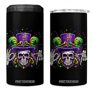 Mardi Gras Skull 67 Six Seven Meme New Orleans Witch Doctor Voodoo 4 in 1 Can Cooler Tumbler TS11 One Size: 16 oz Black Print Your Wear