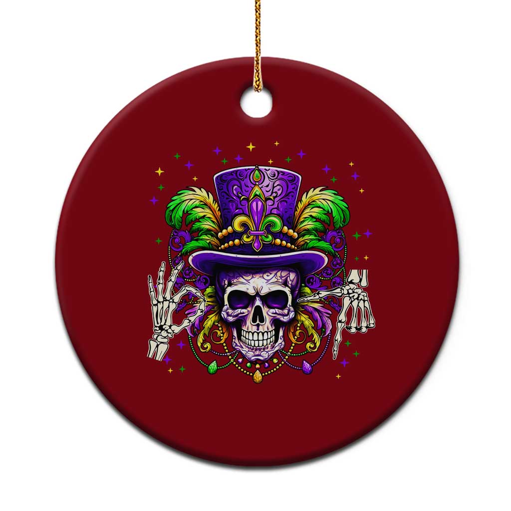 Mardi Gras Skull 67 Six Seven Meme New Orleans Witch Doctor Voodoo Ceramic Ornament TS11 1pc Red Print Your Wear