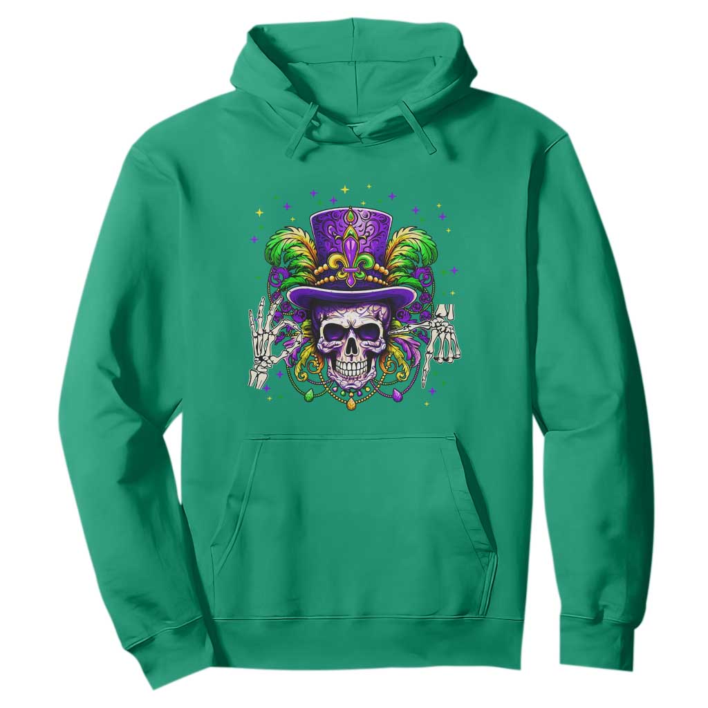 Mardi Gras Skull 67 Six Seven Meme New Orleans Witch Doctor Voodoo Hoodie TS11 Irish Green Print Your Wear