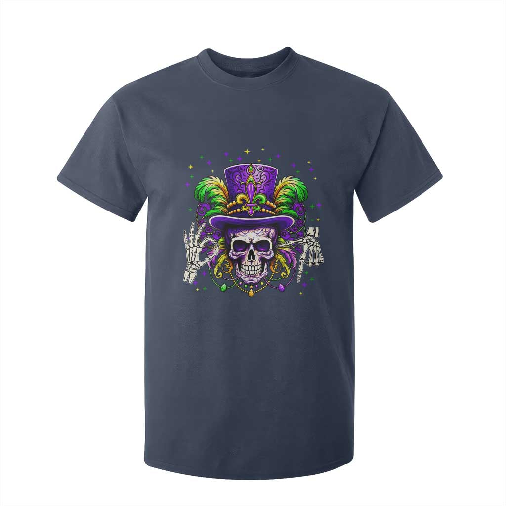 Mardi Gras Skull 67 Six Seven Meme New Orleans Witch Doctor Voodoo T Shirt For Kid TS11 Navy Print Your Wear