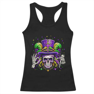 Mardi Gras Skull 67 Six Seven Meme New Orleans Witch Doctor Voodoo Racerback Tank Top TS11 Black Print Your Wear