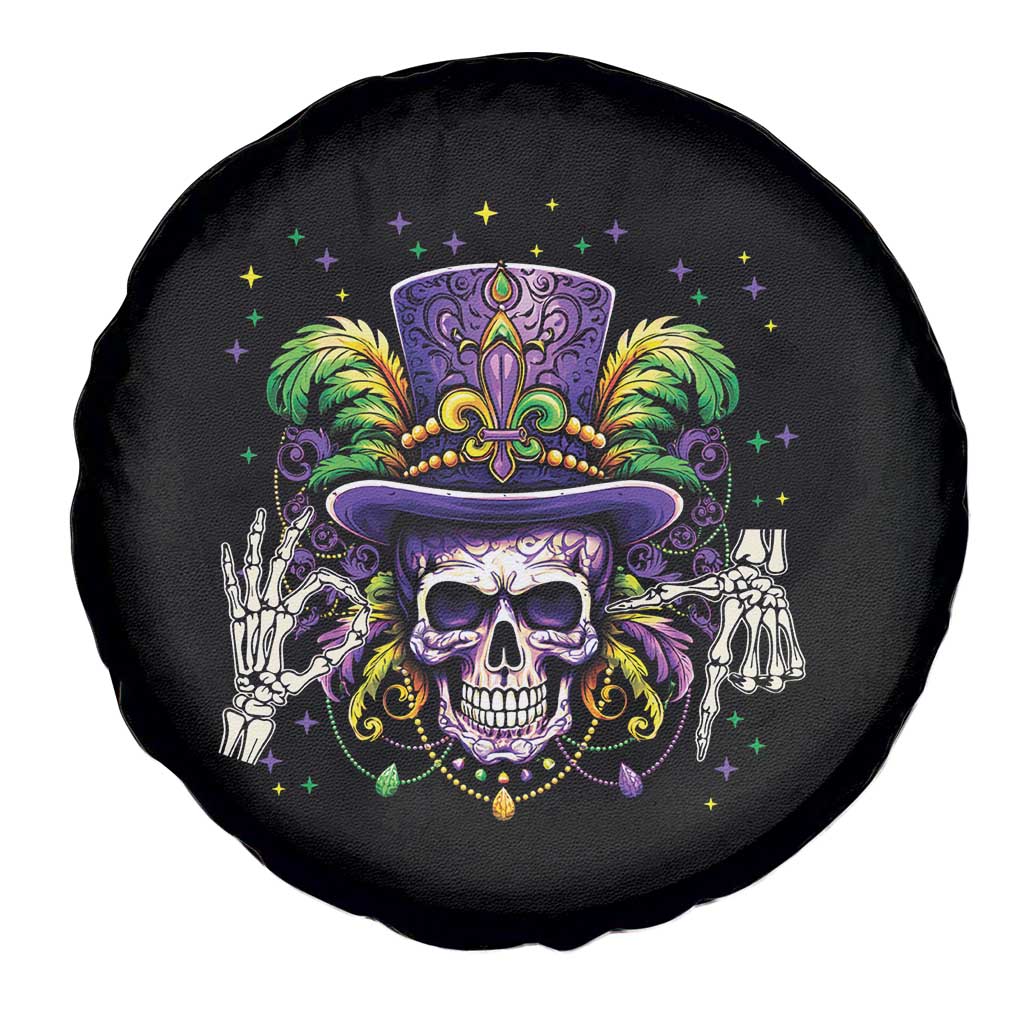 Mardi Gras Skull 67 Six Seven Meme New Orleans Witch Doctor Voodoo Spare Tire Cover TS11 Print Your Wear