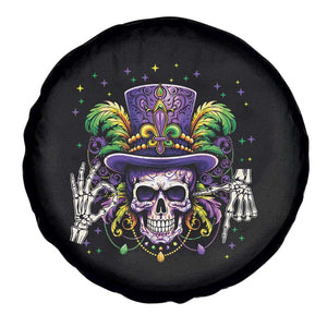 Mardi Gras Skull 67 Six Seven Meme New Orleans Witch Doctor Voodoo Spare Tire Cover TS11 Print Your Wear