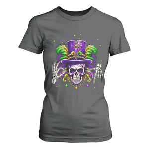 Mardi Gras Skull 67 Six Seven Meme New Orleans Witch Doctor Voodoo T Shirt For Women TS11 Dark Heather Print Your Wear