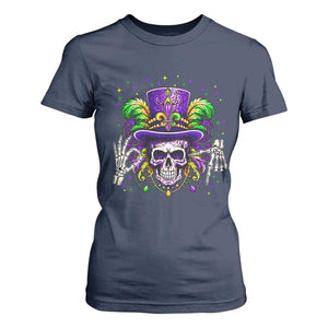 Mardi Gras Skull 67 Six Seven Meme New Orleans Witch Doctor Voodoo T Shirt For Women TS11 Navy Print Your Wear