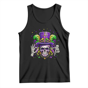 Mardi Gras Skull 67 Six Seven Meme New Orleans Witch Doctor Voodoo Tank Top TS11 Black Print Your Wear