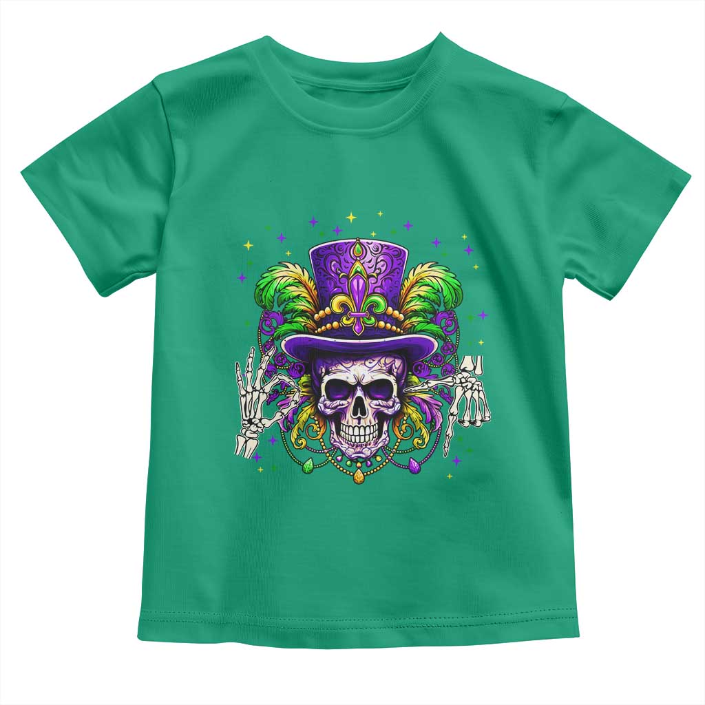 Mardi Gras Skull 67 Six Seven Meme New Orleans Witch Doctor Voodoo Toddler T Shirt TS11 Irish Green Print Your Wear