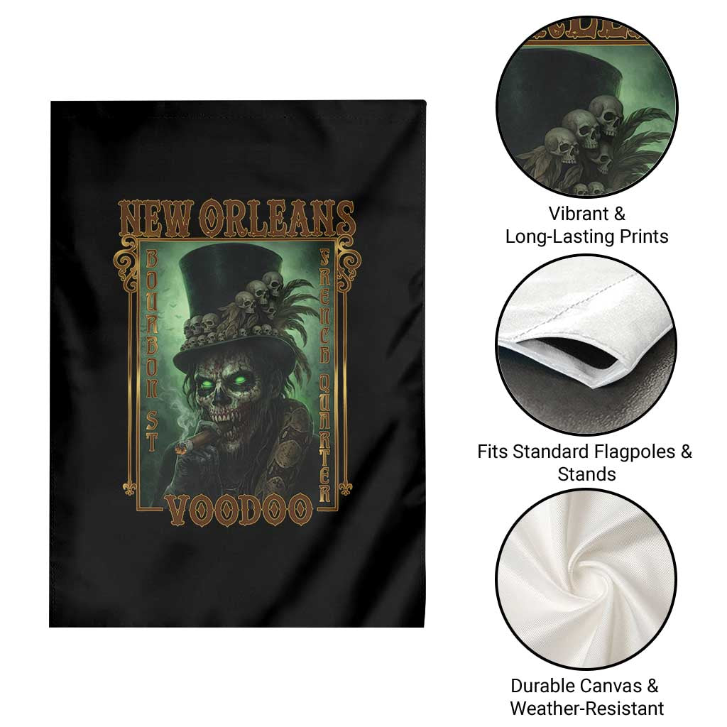 New Orleans Voodoo Garden Flag Bourbon Street French Quarter Creepy Occult Lover TS11 Print Your Wear
