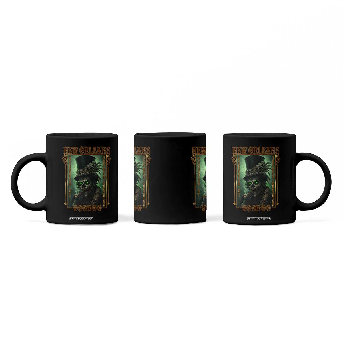 New Orleans Voodoo Coffee Mug Bourbon Street French Quarter Creepy Occult Lover TS11 Print Your Wear