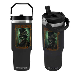 New Orleans Voodoo Flip Straw Tumbler Bourbon Street French Quarter Creepy Occult Lover TS11 One Size: 30 oz Black Print Your Wear