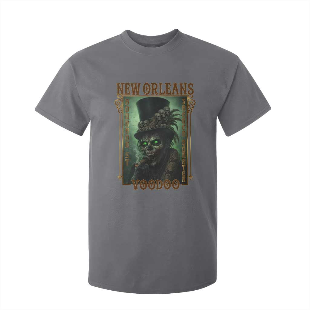 New Orleans Voodoo T Shirt For Kid Bourbon Street French Quarter Creepy Occult Lover TS11 Charcoal Print Your Wear