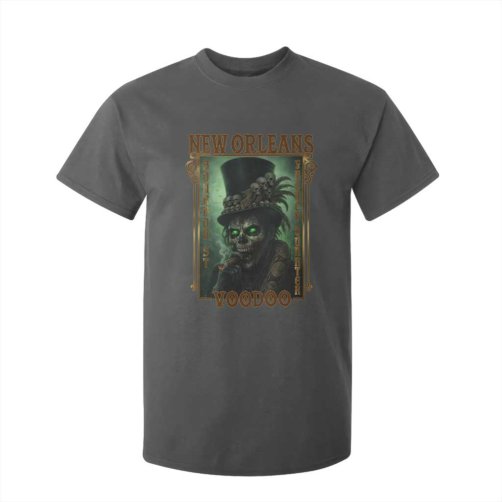 New Orleans Voodoo T Shirt For Kid Bourbon Street French Quarter Creepy Occult Lover TS11 Dark Heather Print Your Wear