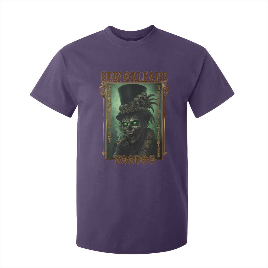 New Orleans Voodoo T Shirt For Kid Bourbon Street French Quarter Creepy Occult Lover TS11 Purple Print Your Wear