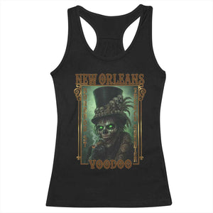 New Orleans Voodoo Racerback Tank Top Bourbon Street French Quarter Creepy Occult Lover TS11 Black Print Your Wear