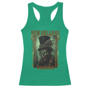 New Orleans Voodoo Racerback Tank Top Bourbon Street French Quarter Creepy Occult Lover TS11 Irish Green Print Your Wear