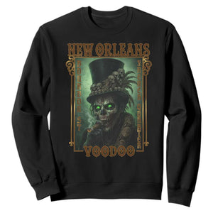 New Orleans Voodoo Sweatshirt Bourbon Street French Quarter Creepy Occult Lover TS11 Black Print Your Wear