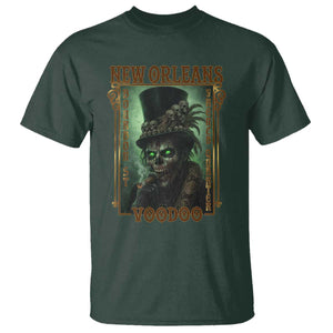 New Orleans Voodoo T Shirt Bourbon Street French Quarter Creepy Occult Lover TS11 Dark Forest Green Print Your Wear