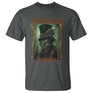 New Orleans Voodoo T Shirt Bourbon Street French Quarter Creepy Occult Lover TS11 Dark Heather Print Your Wear
