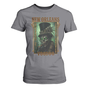New Orleans Voodoo T Shirt For Women Bourbon Street French Quarter Creepy Occult Lover TS11 Charcoal Print Your Wear
