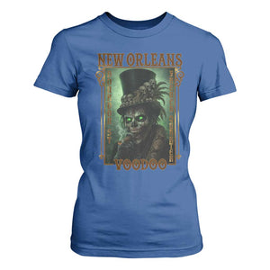 New Orleans Voodoo T Shirt For Women Bourbon Street French Quarter Creepy Occult Lover TS11 Royal Blue Print Your Wear