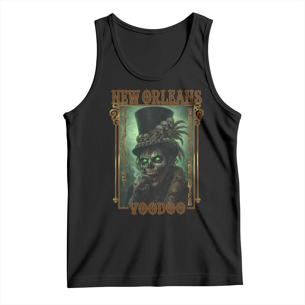New Orleans Voodoo Tank Top Bourbon Street French Quarter Creepy Occult Lover TS11 Black Print Your Wear