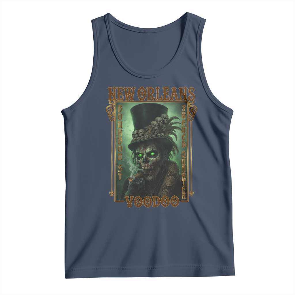 New Orleans Voodoo Tank Top Bourbon Street French Quarter Creepy Occult Lover TS11 Navy Print Your Wear