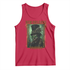 New Orleans Voodoo Tank Top Bourbon Street French Quarter Creepy Occult Lover TS11 Red Print Your Wear