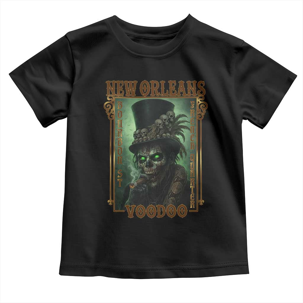 New Orleans Voodoo Toddler T Shirt Bourbon Street French Quarter Creepy Occult Lover TS11 Black Print Your Wear