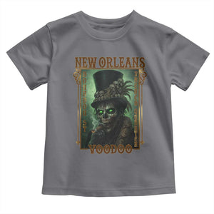 New Orleans Voodoo Toddler T Shirt Bourbon Street French Quarter Creepy Occult Lover TS11 Charcoal Print Your Wear