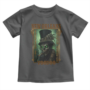 New Orleans Voodoo Toddler T Shirt Bourbon Street French Quarter Creepy Occult Lover TS11 Dark Heather Print Your Wear