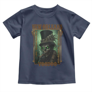 New Orleans Voodoo Toddler T Shirt Bourbon Street French Quarter Creepy Occult Lover TS11 Navy Print Your Wear