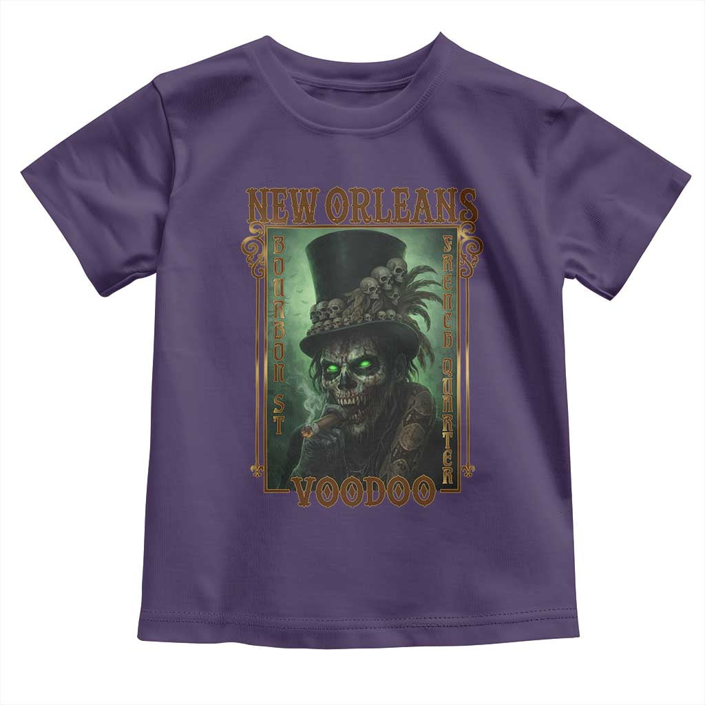 New Orleans Voodoo Toddler T Shirt Bourbon Street French Quarter Creepy Occult Lover TS11 Purple Print Your Wear